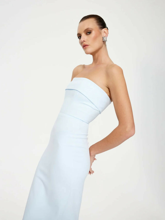 Effie Kats Monroe Gown - Ice Blue