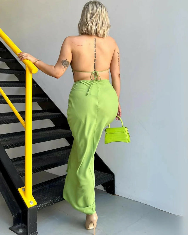 Caasi Forever Mine Dress in Green - 12 / Green - Dresses