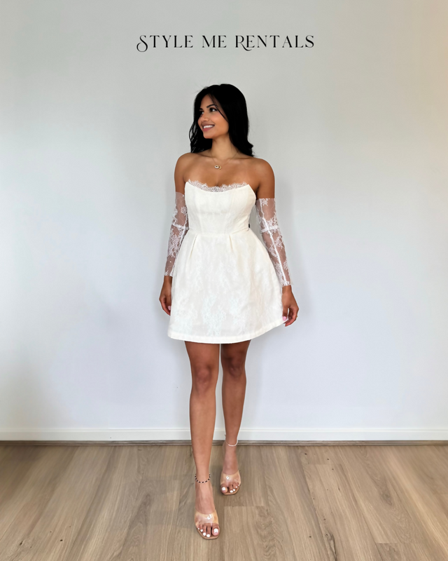 Calia Collection Lilliana Mini Dress White Size 6 - 6 / White - Dresses