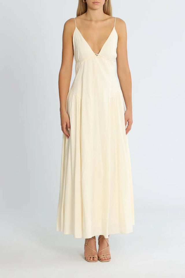 Camilla And Marc Antelao Tove Dress in Cream - 10 / White - Dresses