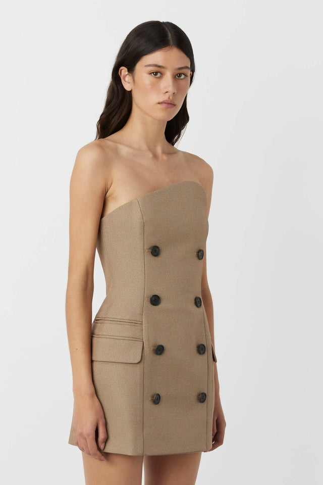 Camilla and Marc Asteria Dress in Tan Size 6 - 6 / Brown - Dresses