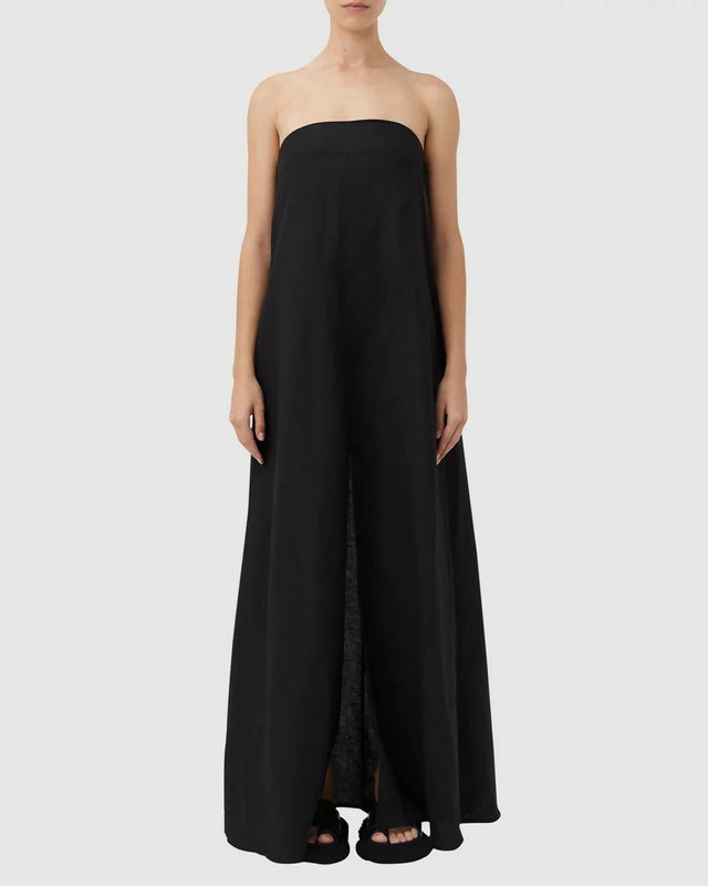 Camilla and Marc Honora Strapless Dress Black Size 12 - 12 / Black - Dresses