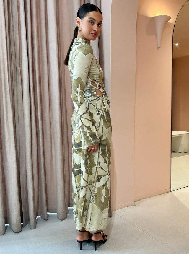Camilla and Marc Khya Printed Midi Dress - 12 / Print - Dresses