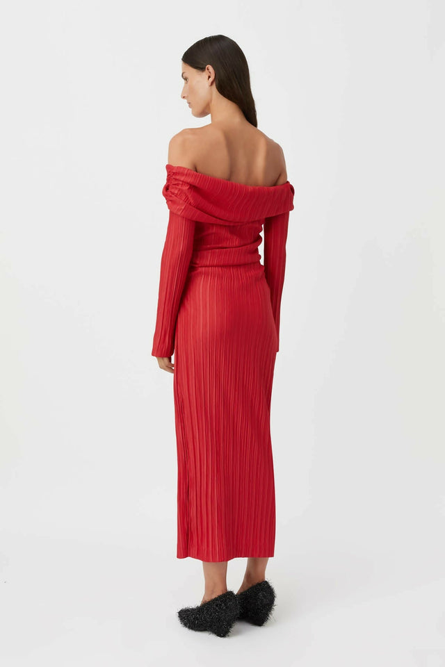 Camilla and Marc Shaw Dress - 8 / Red - Dresses