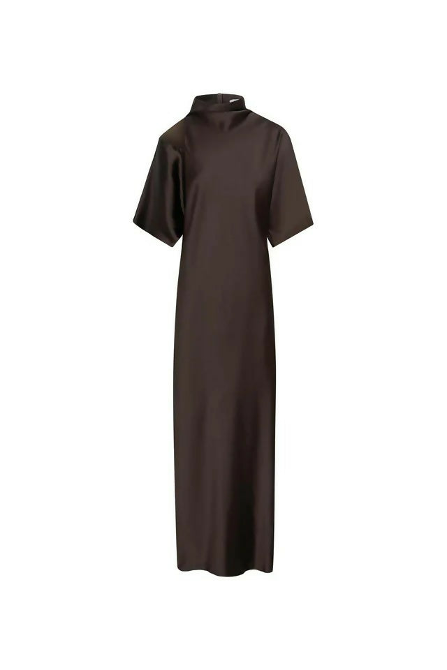 Camilla and Marc Sorrell Maxi Dress in Chocolate - 14 / Brown - Dresses