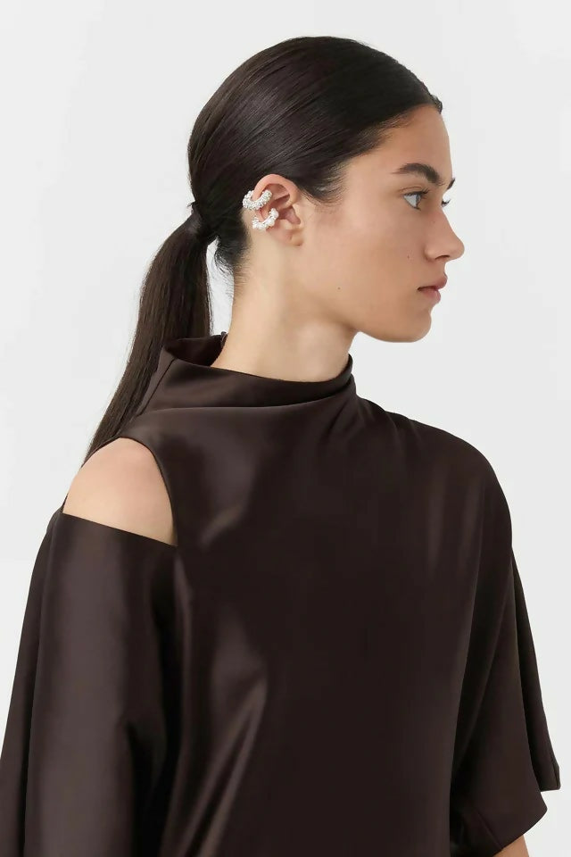 Camilla and Marc Sorrell Maxi Dress in Chocolate - 14 / Brown - Dresses