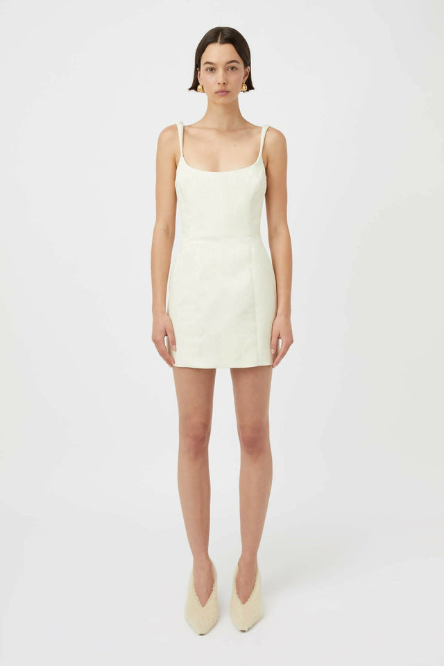 Camilla And Marc The Malla Mini Dress in Cream - Dresses