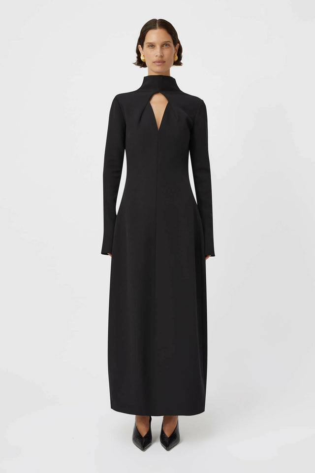 Camilla And Marc The Tenera Cocoon Maxi Dress in Black - Dresses