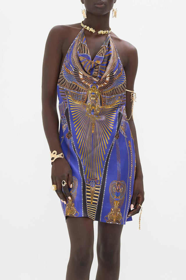 CAMILLA_00030506_DRAPED_SHORT_DRESS_WITH_NECKPIECE_MY_FAIR_PHARAOH_2