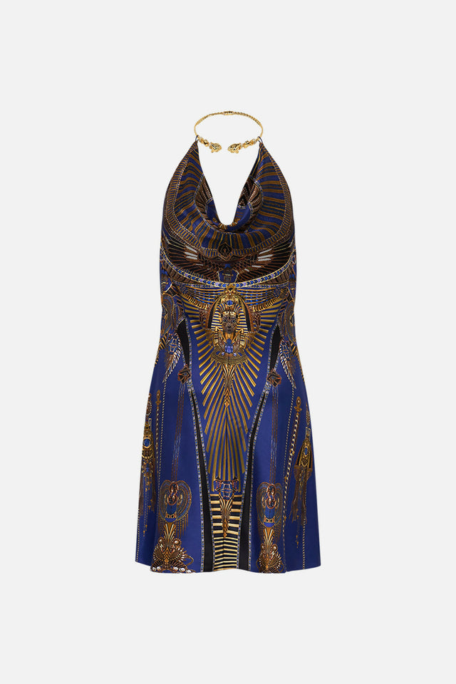 CAMILLA_00030506_DRAPED_SHORT_DRESS_WITH_NECKPIECE_MY_FAIR_PHARAOH_GHOST_2