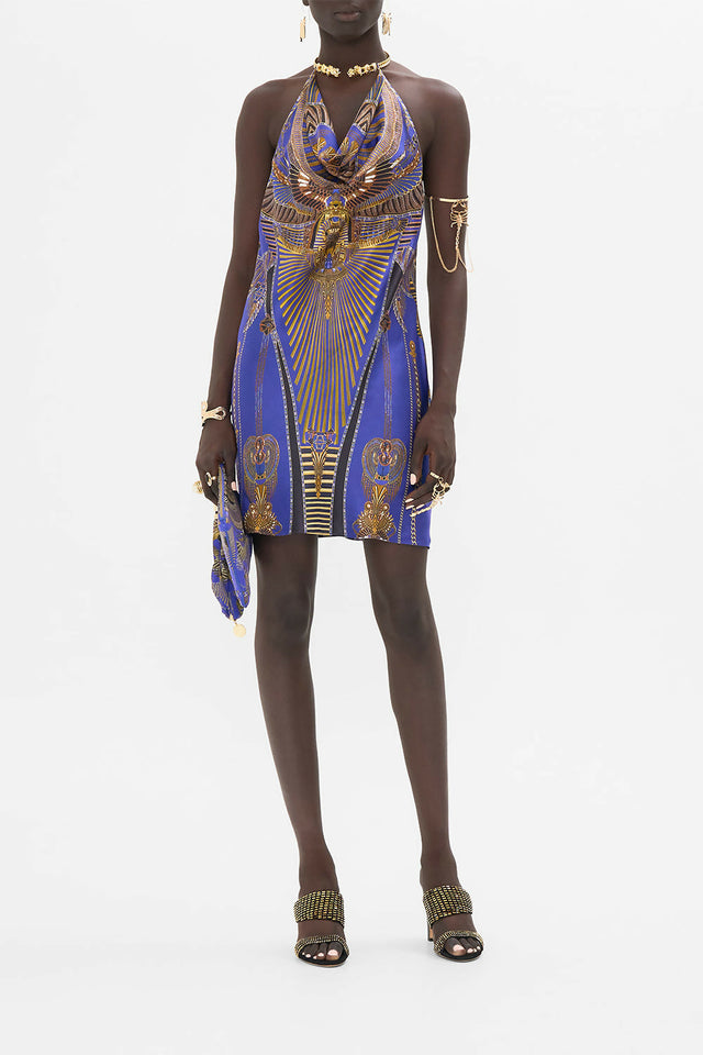 CAMILLA_00030506_DRAPED_SHORT_DRESS_WITH_NECKPIECE_MY_FAIR_PHARAOH_3