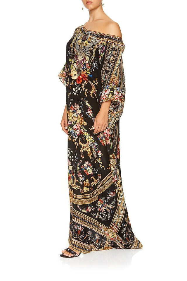 camilla_os_friend_in_flora_round_neck_kaftan_one_size