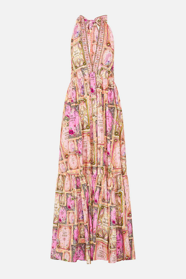 CAMILLA_00037929_RUFFLE_HEM_HALTER_DRESS_TOTALLY_OZMOPOLITAN_GHOST_1