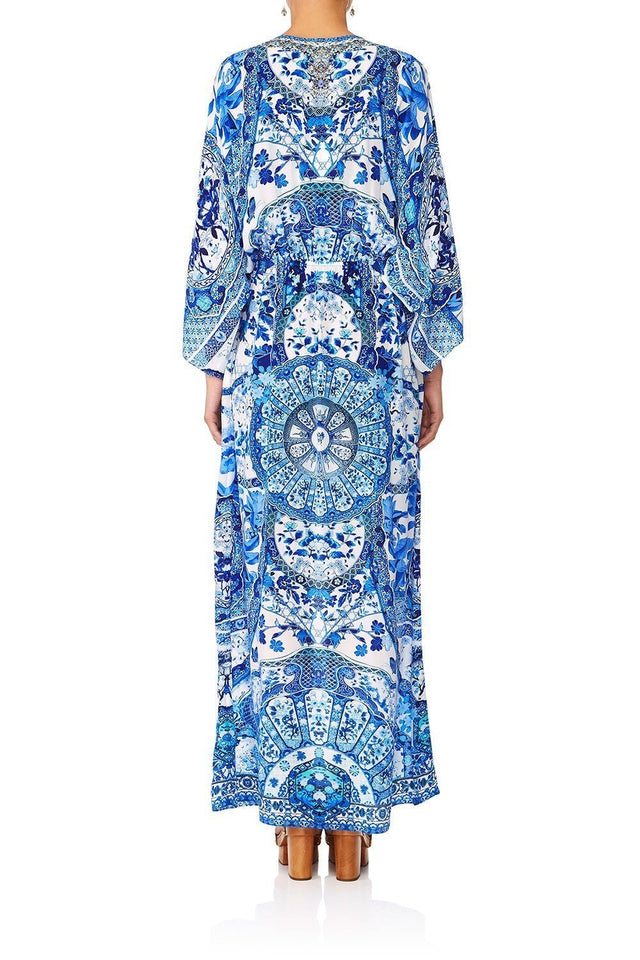 Camilla Split Pocket Dress Eternity’s Empire Blue Size L - 14 / Blue - Dresses