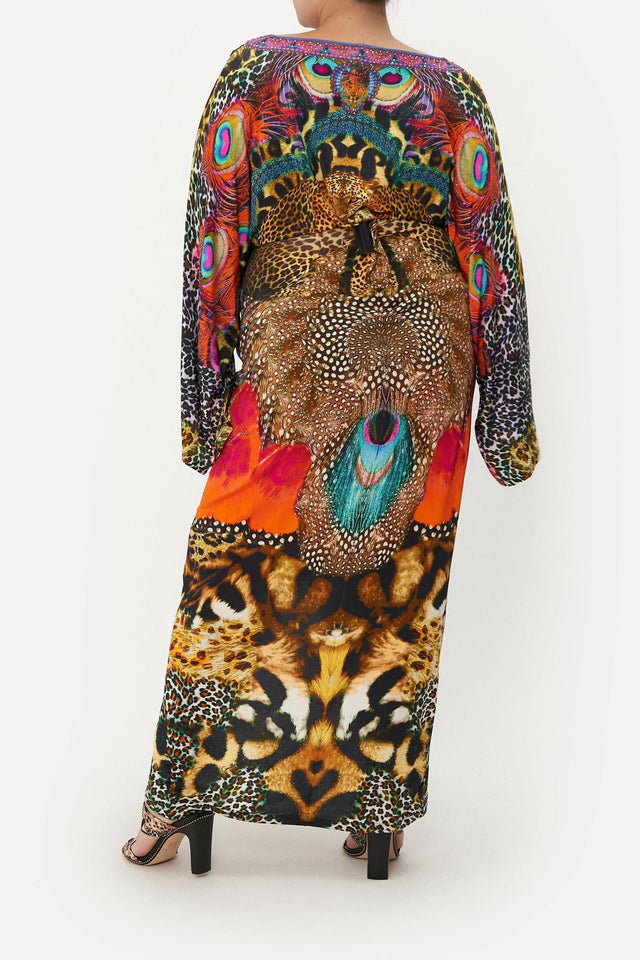 Camilla Xanadu Rising Long Split Front Twist Dress Size 3XL - 16 / Multi - Dresses