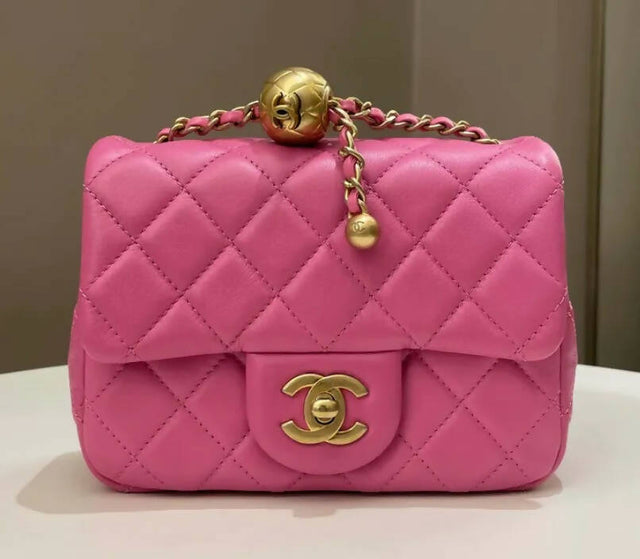 Chanel - Chanel Quilted Pearl Crush Mini Flap Bag