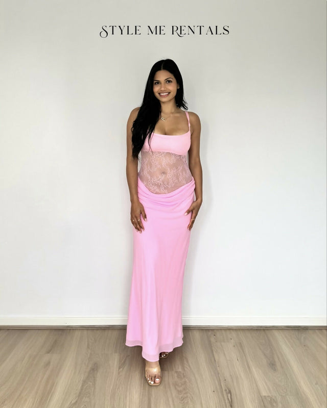 Benni Gabriel Maxi Dress Pink Sorbet