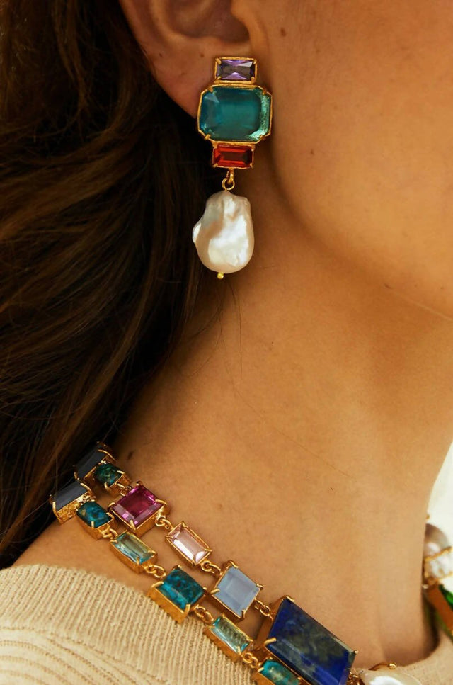 Christie Nicolaides - Christie Nicolaides Bambina Earrings Blue