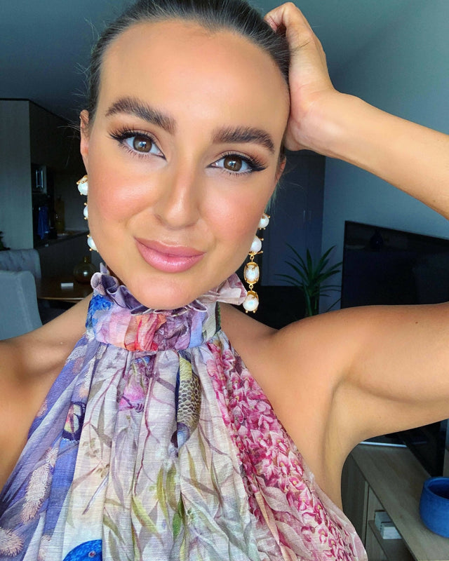 Christie Nicolaides - Christie Nicolaides Calliope Earrings Gold and Pearl