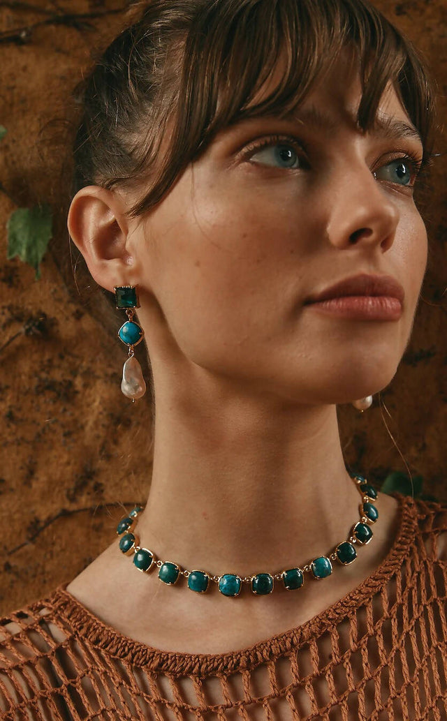 Christie Nicolaides - Christie Nicolaides Eliana Earrings Blue