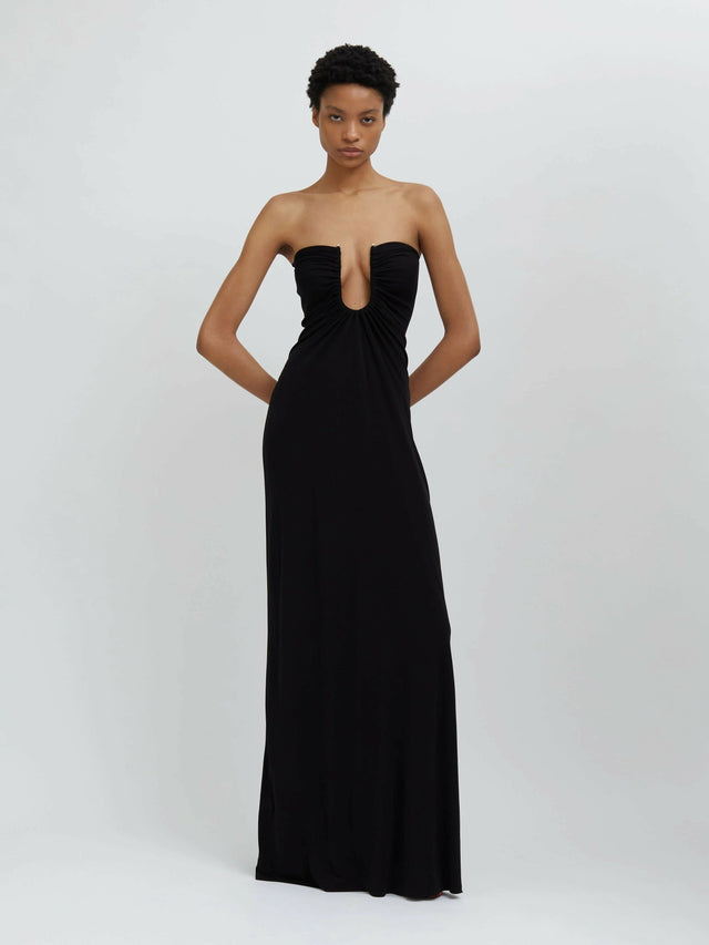 Christopher Esber Arched Palm Dress Size 8 - 8 / Black - Dresses