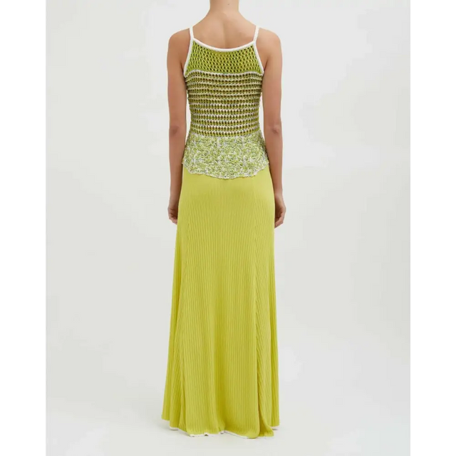 Christopher Esber Grafted Duo Cami Gown Yellow Size S - 8 / Yellow - Dresses