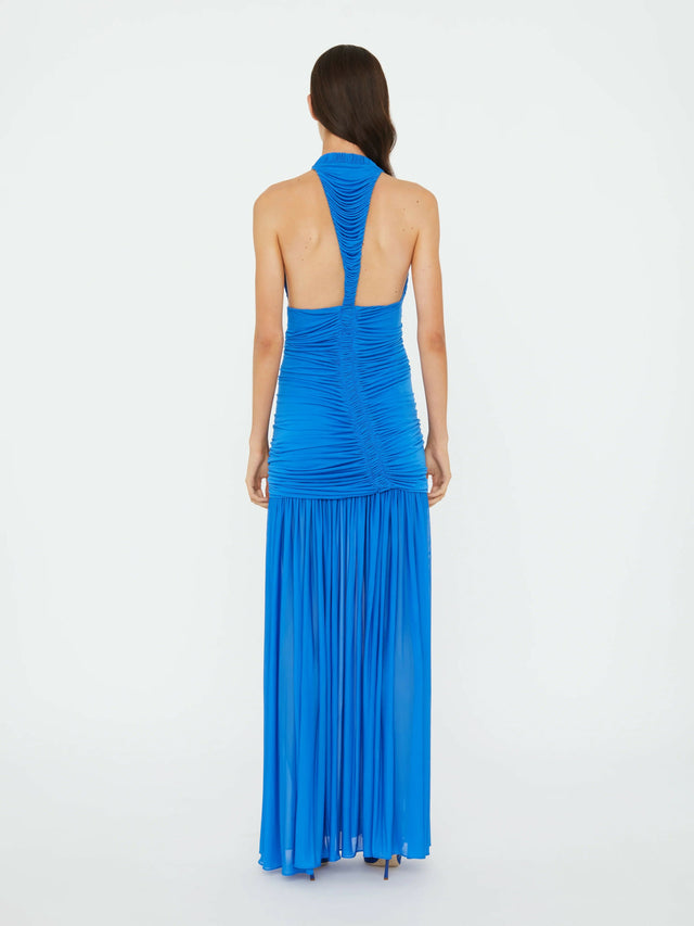 Christopher Esber Orion Gown - 6 / Blue - Dresses