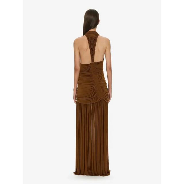 Christopher Esber Orion Gown in Russet - Dresses