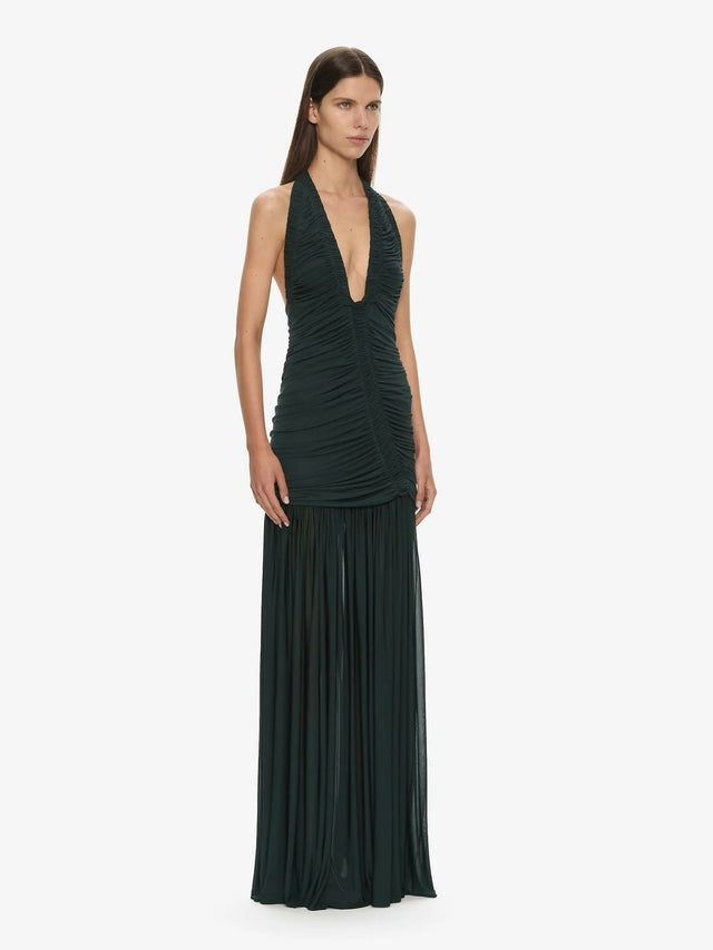 Christopher Esber Orion Gown Licorice - Dresses