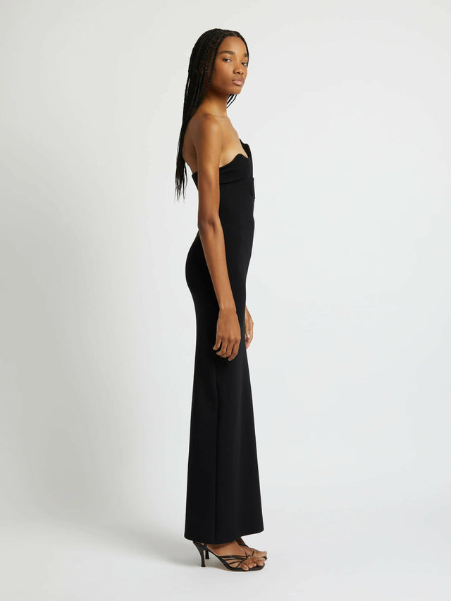 Christopher Esber Salacia Wire Column Strapless Black Size S / AU 8 - 8 / Black - Dresses