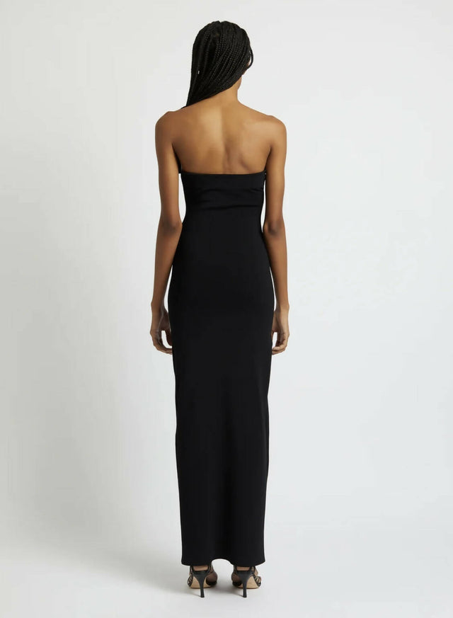 Christopher Esber Salacia Wire Column Strapless Dress - 4 / Black - Dresses