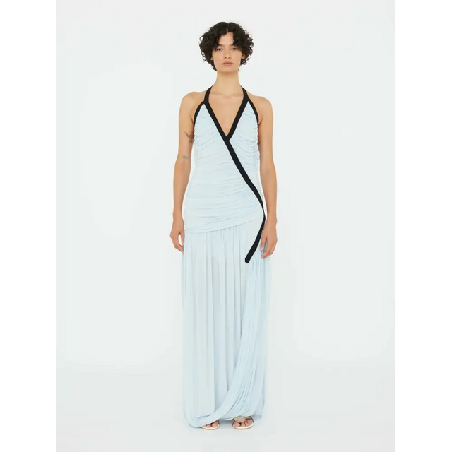 Christopher Esber Suspended Jersey Tidal Dress Blue Size 6 & 8 - Dresses