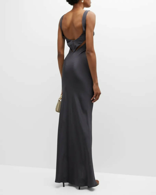 Christopher Esber Triquetra Contoured Dress - 8 / Black - Dresses