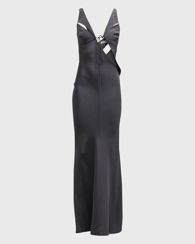 Christopher Esber Triquetra Contoured Dress - 8 / Black - Dresses