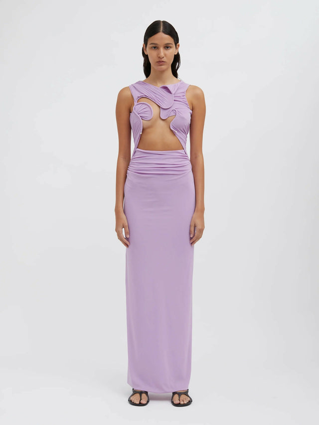 Christopher Esber Venus Tank Dress - 6 / Purple - Dresses