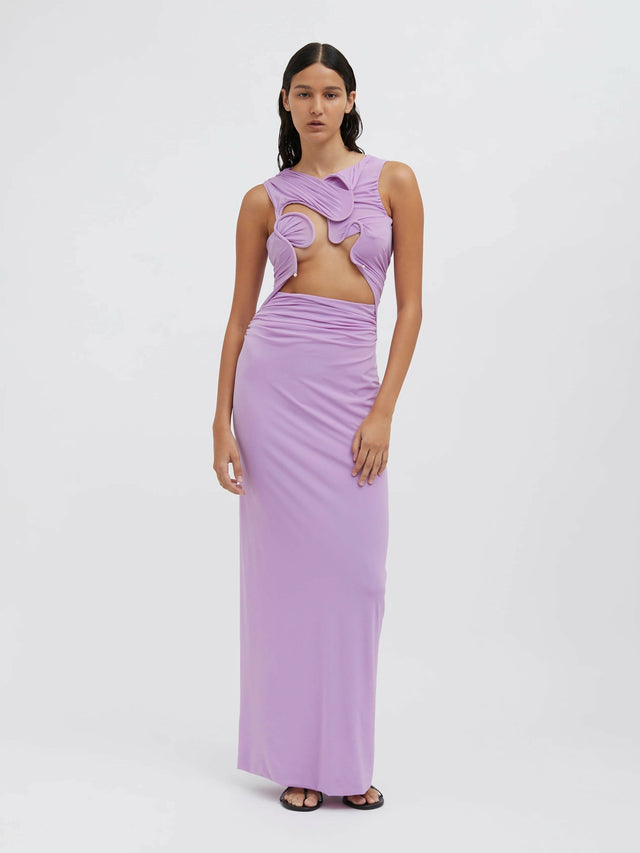 Christopher Esber Venus Tank Dress - 8 / Lilac - Dresses