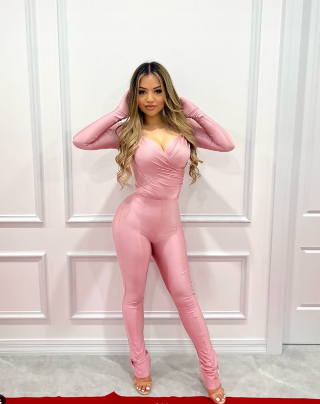 Coucoo Lanai Set in Pink - Size S / AU 8 - Pink / 8 - Outfit Sets