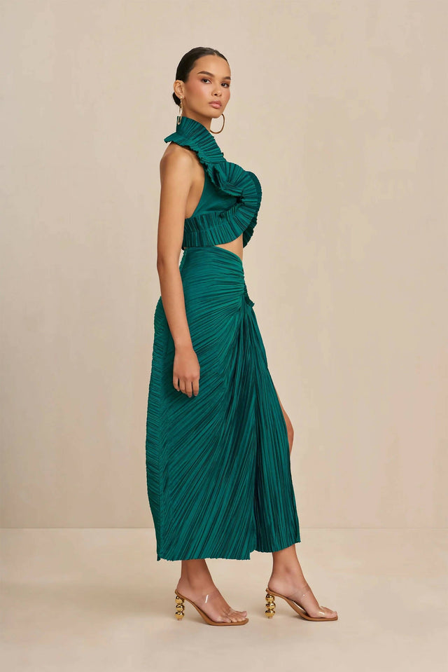 Cult Gaia Adila Top & Sonoma Skirt Set - 8 / Green - Outfit Sets