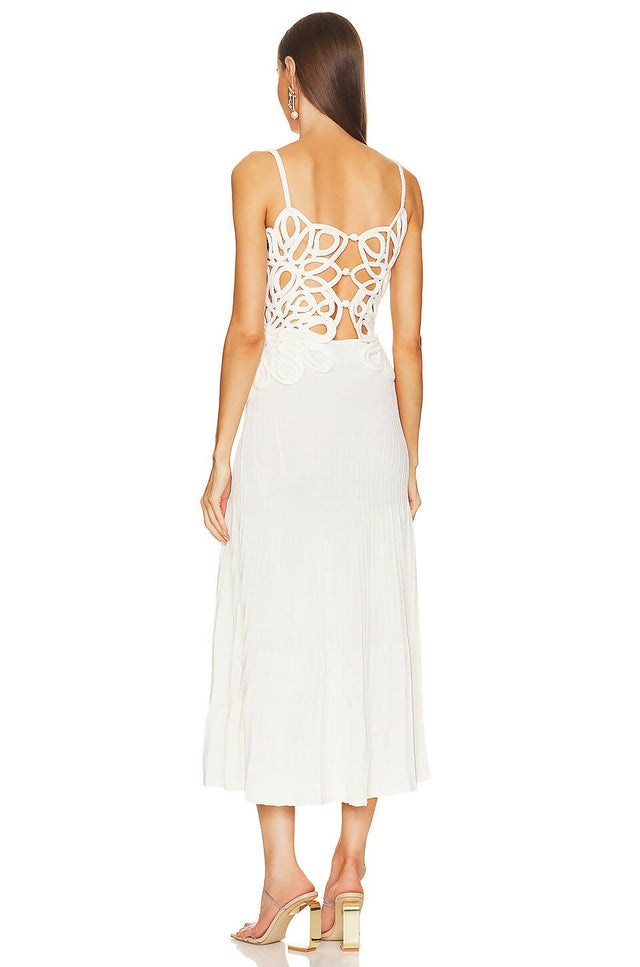 Cult Gaia Nalda Knit Dress - 8 / White - Dresses