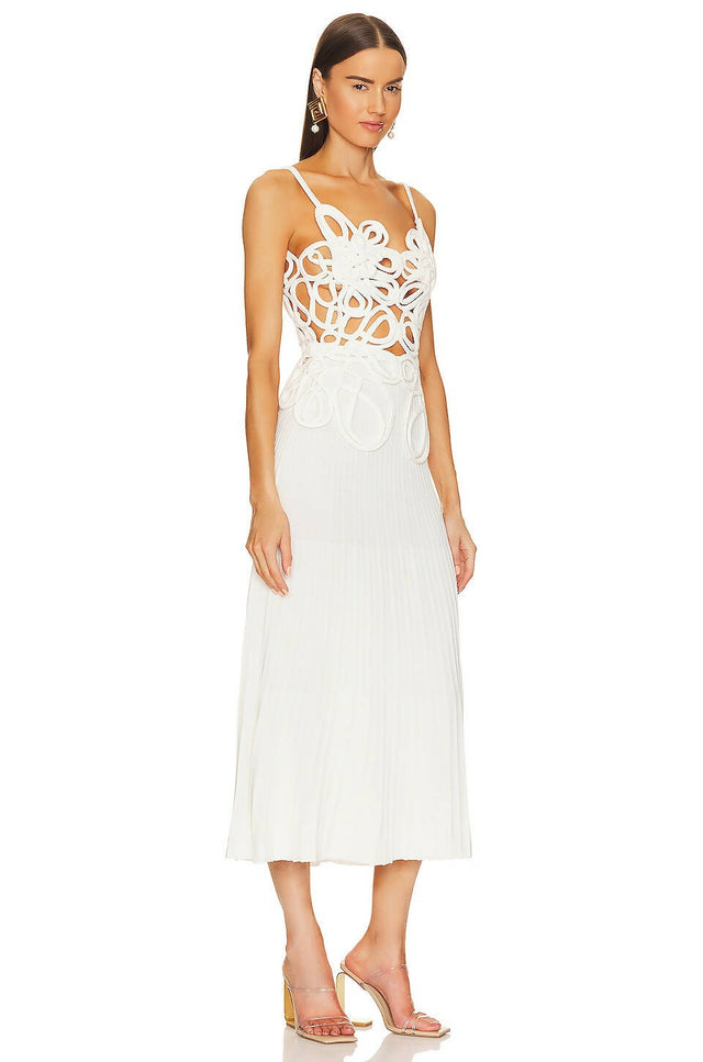 Cult Gaia Nalda Knit Dress - 8 / White - Dresses
