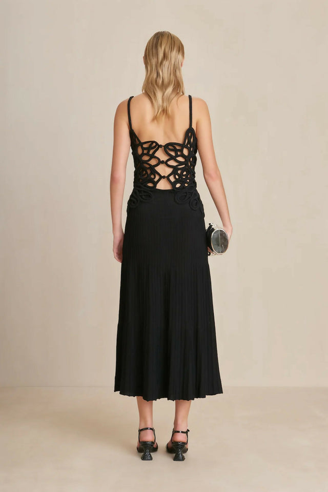 Cult Gaia Nalda Knit Dress - Black - Dresses