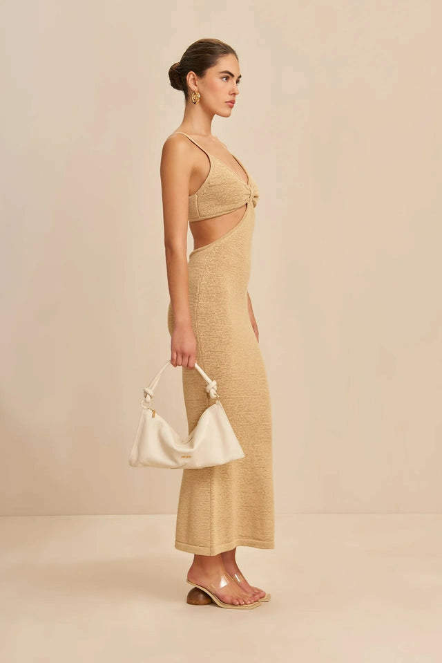 Cult Gaia Serita Dress - 8 / Brown - Dresses