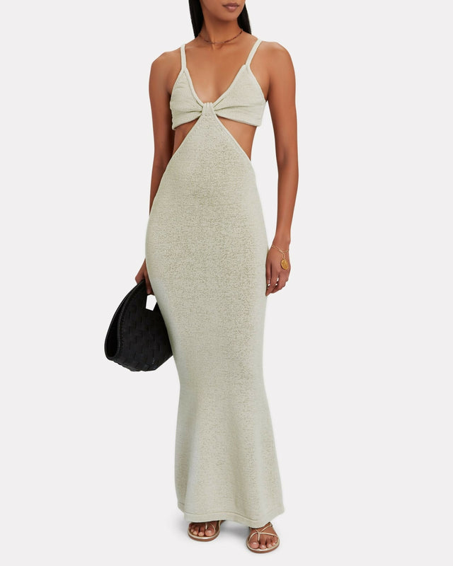 Cult Gaia Serita Maxi Dress - 8 / White - Dresses