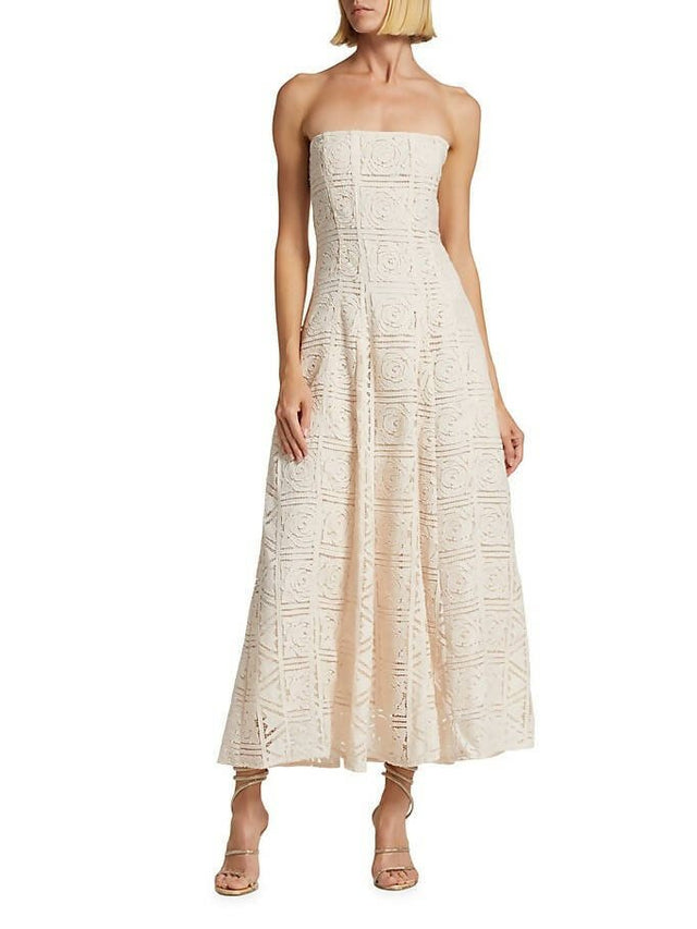 Cult Gaia - Cult Gaia Solia Strapless Dress in Gardenia