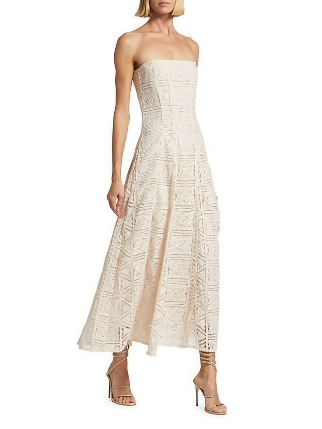 Cult Gaia - Cult Gaia Solia Strapless Dress in Gardenia