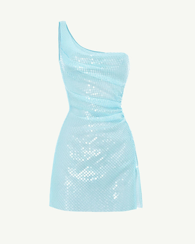 Cult Naked Blu Moon Mini Dress - 6 / Blue - Dresses