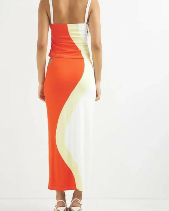 Dazie Rhythmic Contrast Panel Jersey Set - 8 / Multi - Outfit Sets