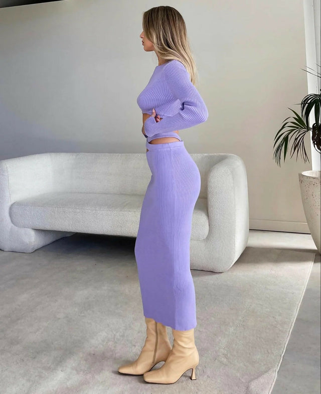 Dazie She’s The Girl Set Purple - 8 / Purple - Outfit Sets