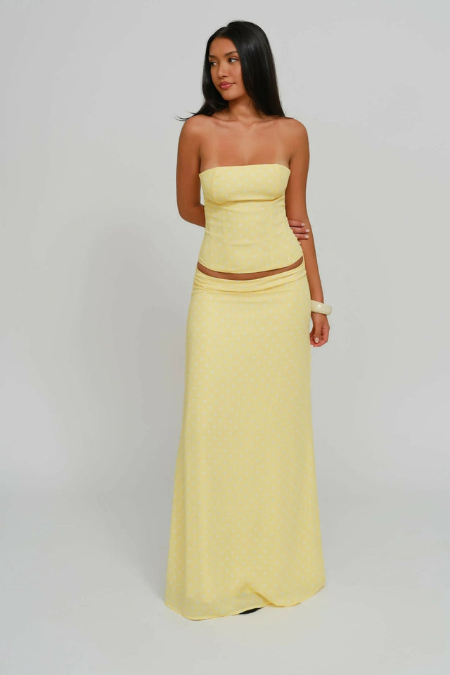Dear Frankie Charlotte Maxi Skirt & Corset Sorbet - Outfit Sets