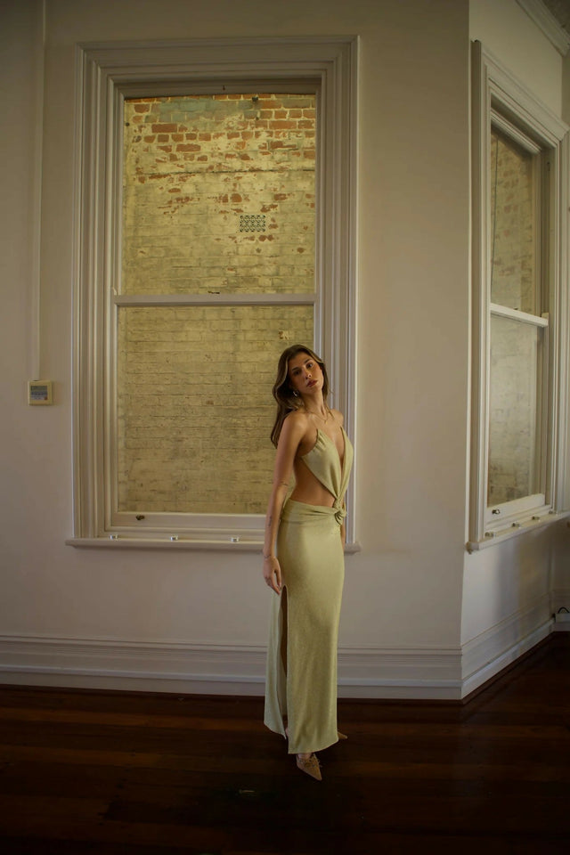 Deconduarte Moana Maxi Gold - 6 / Gold - Dresses